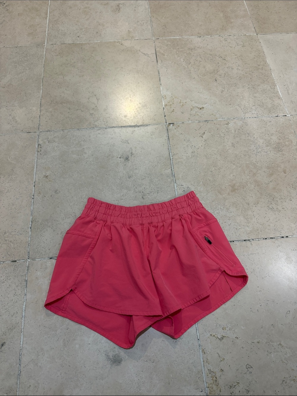 lululemon athletica Coral Pink Run Shorts